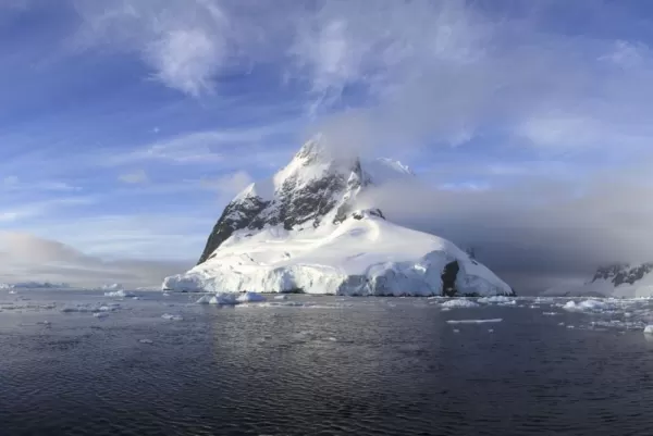 The dramatic landscape of Antarctica