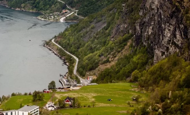Green hillsides of Norway