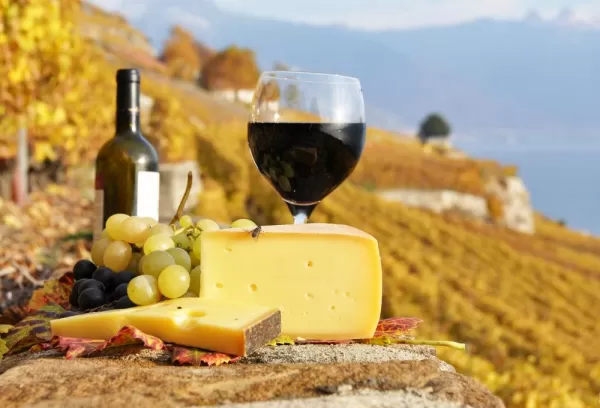 Delicious cheeses and wines await you on your small ship cruise