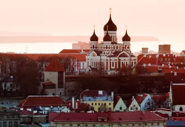 Beautiful architecture of Tallinn, Estonia