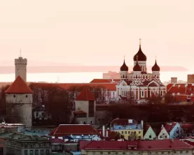 The beautiful acrhitecture of Tallinn, Estonia
