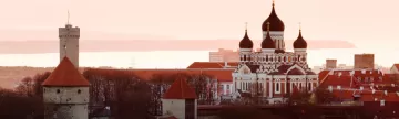 The beautiful acrhitecture of Tallinn, Estonia