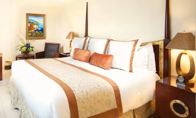 One of Toscana Inn's luxurious King Deluxe Rooms
