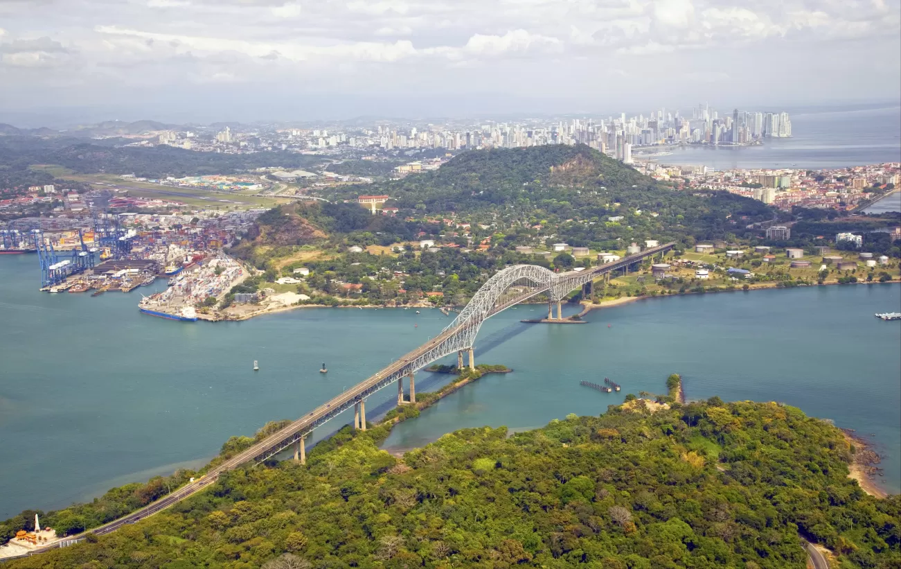 Panama City's Bridge of the Americas