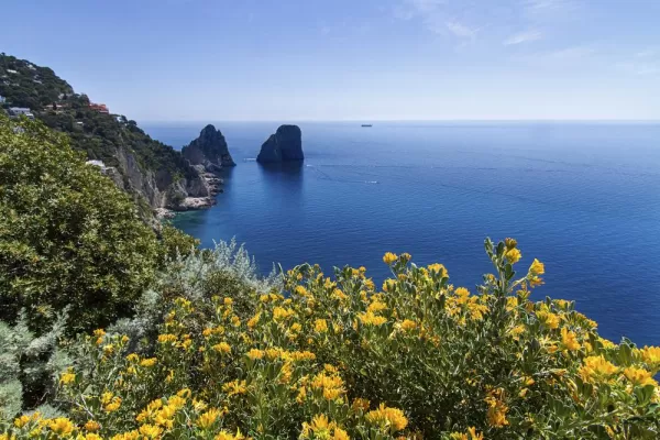 Sail around the beautiful Italian island of Capri