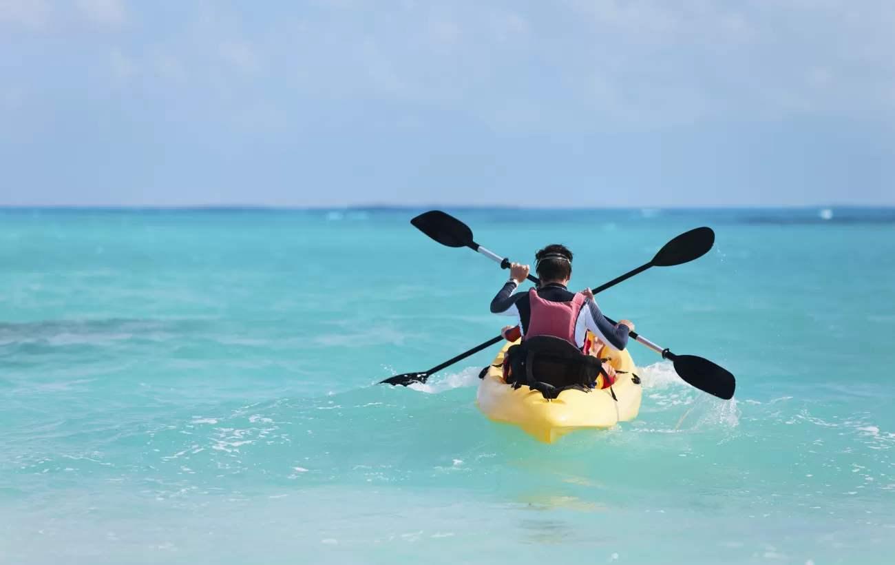 Kayak the clear blue waters of Belize
