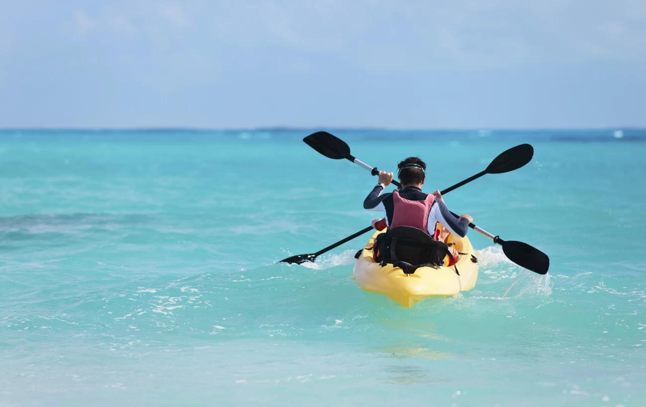 Kayak the clear blue waters of Belize