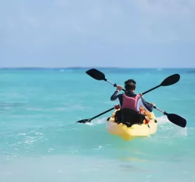 Kayak the clear blue waters of Belize
