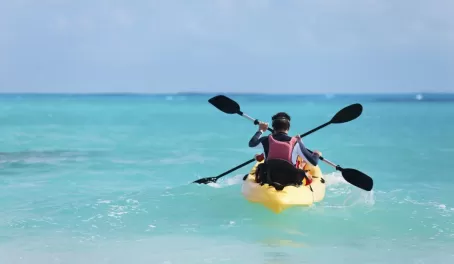 Kayak the clear blue waters of Belize
