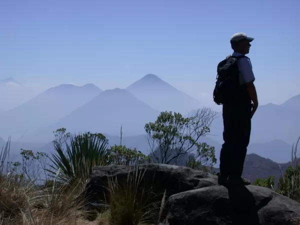 Hiking among towering peaks of Guatemala