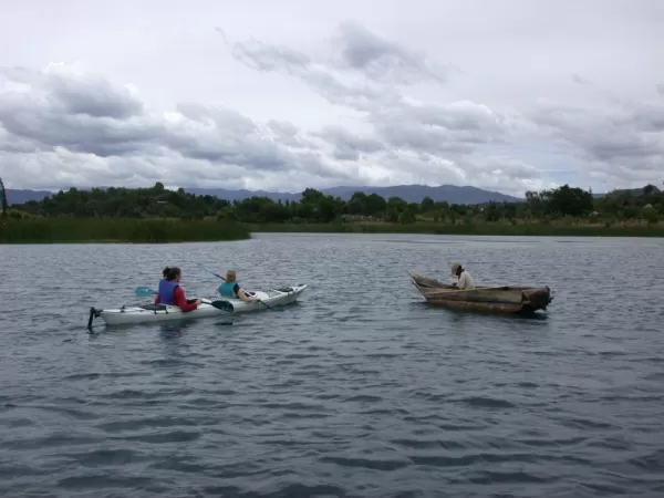 Kayak the still waters of Lake Atitlan on your Guatemala tour