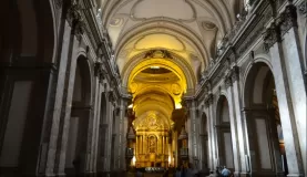 Inside the Buenos Aires cathedral