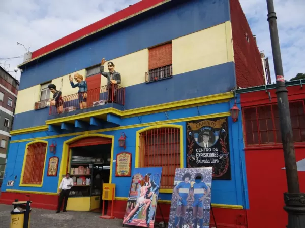 The colorful "La Boca" district of Buenos Aires