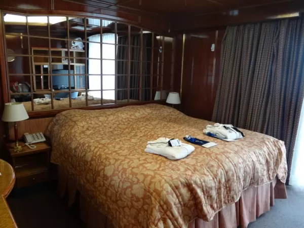 Our suite on the Sea Spirit in Ushuaia.
