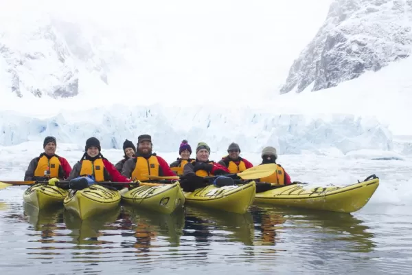 Kayaking in Skorntorp Cove