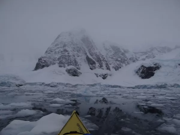 Skorntorp Cove: It was full of "bergy bits" that were chunks of ice that broke off icebergs