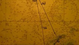 Antarctica: A map of the route we made on our journey.