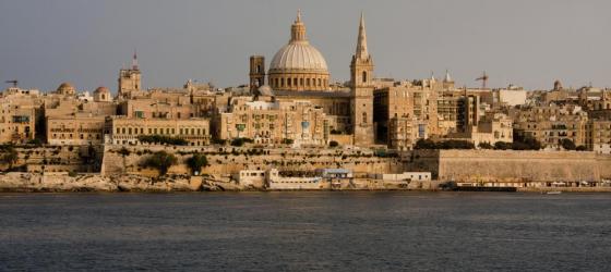 The impressive city of Valletta, Malta