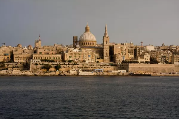 The impressive city of Valletta, Malta