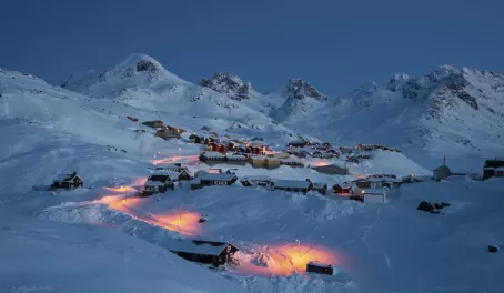 Early morning in Tasiilaq, East Greenland