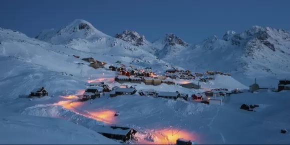Early morning in Tasiilaq, East Greenland