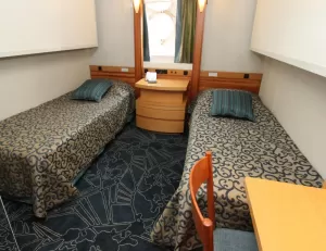 Exterior Twin Cabin on the Ocean Endeavour