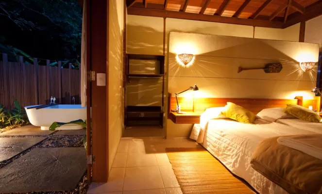 Relax in your suite at Cristalino Jungle Lodge