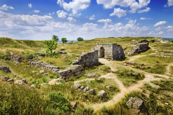 Ancient ruins in Ukraine