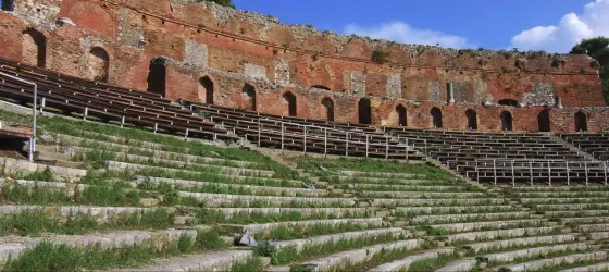 An abandoned theatre in Taormina, Sicily 