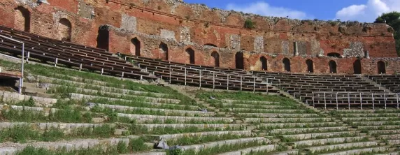 An abandoned theatre in Taormina, Sicily 