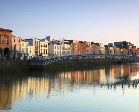 Ha'penny Bridge in Dublin