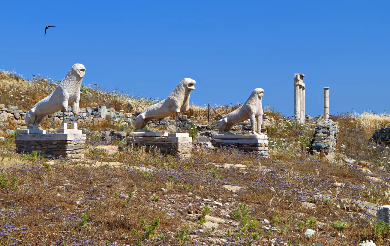 Statues found on Delos Island