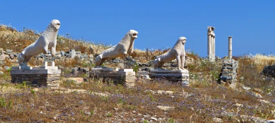 Statues found on Delos Island