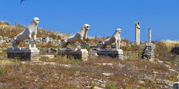 Statues found on Delos Island