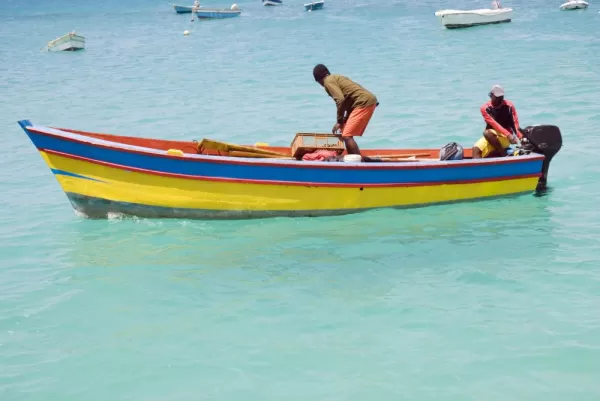 Fishermen in the Cape Verde Islands