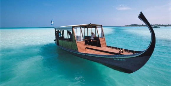 Boat in the Maldives