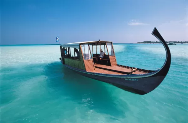Boat in the Maldives