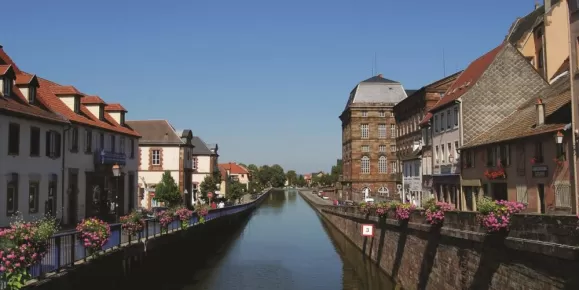 Pristine towns line the canals of France