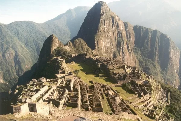 gorgeous view of Macchu Picchu