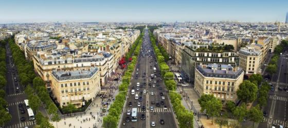 Wander the stretching Champs de Elysees as you tour Paris
