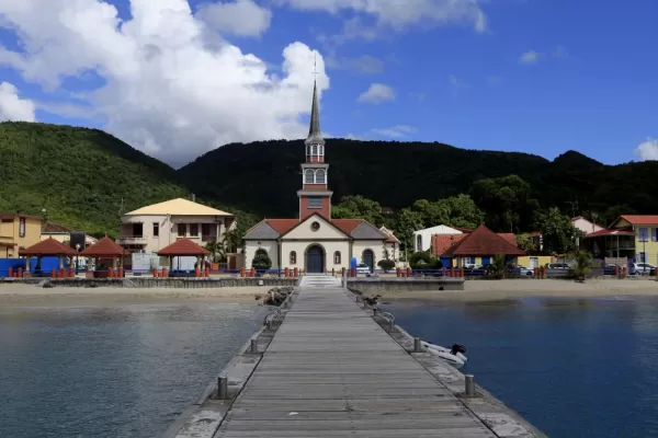 Anses d'Arlet village, Martinique, West Indies