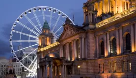 Belfast City Hall and Ferris Wheel