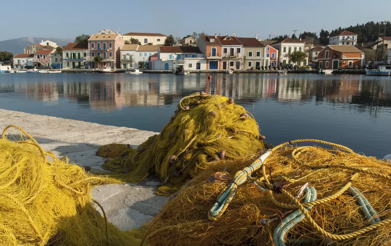 Fishing nets in Greece