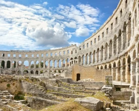 Roman amphitheatre in Pula, Croatia