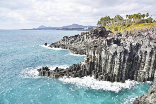Basaltic columns of Jeju Island