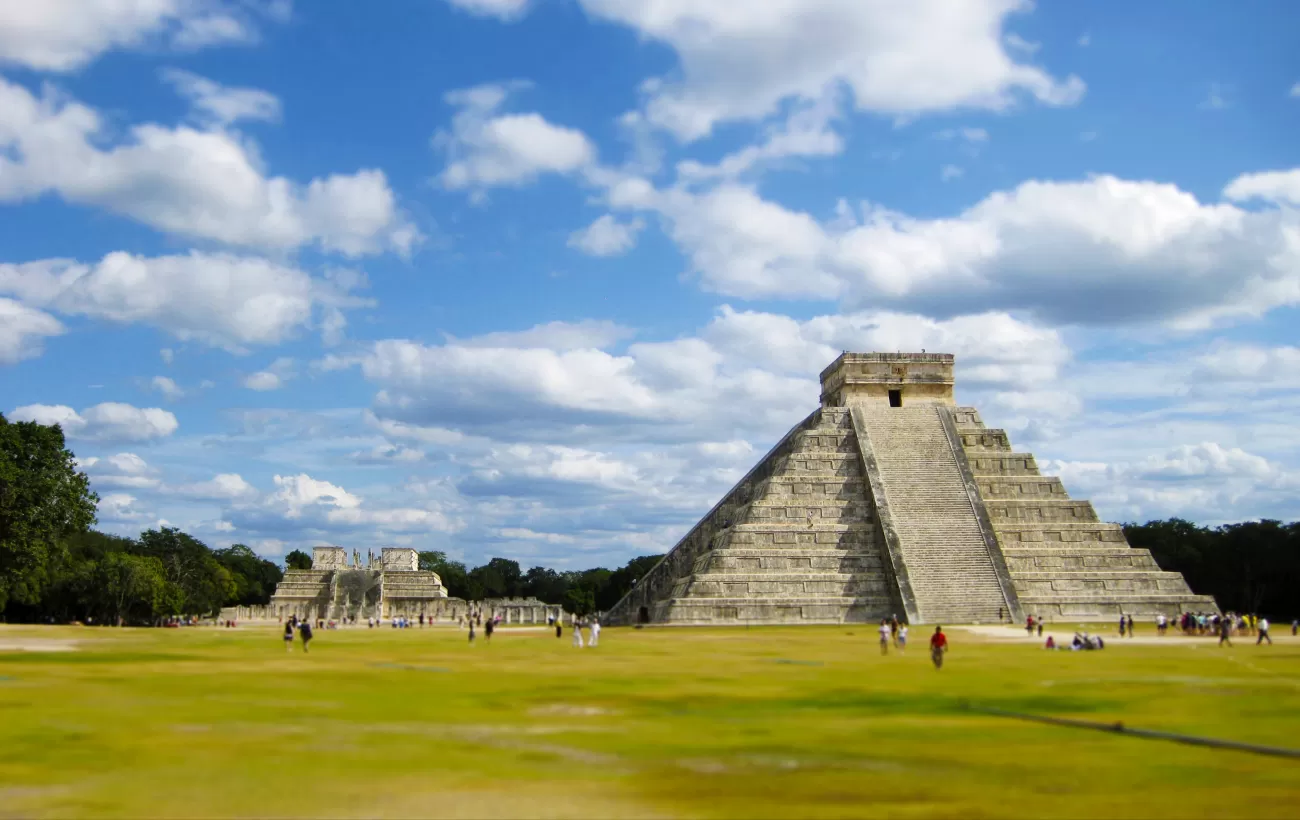 Chichen Itza Pyramid on the Yucatan peninsula