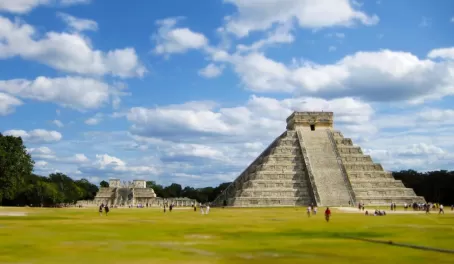 Chichen Itza Pyramid on the Yucatan peninsula