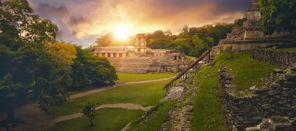 Pyramid of Inscriptions Palenque Ruins in Chiapas, Mexico