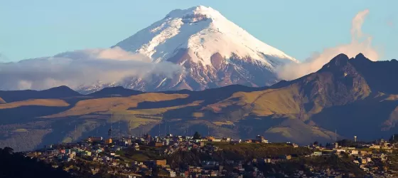 Cotopaxi volcano in Ecuador