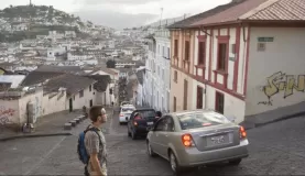 Navigating the streets of Quito 